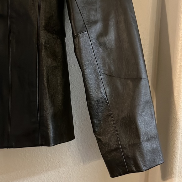 WILSON LEATHER MAXIMA,BLACK JACKET!,size L - Picture 8 of 16